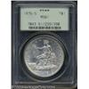 Image 1 : 1876-S T$1 MS61 PCGS.