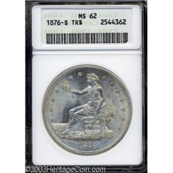 1876-S T$1 MS62 ANACS.