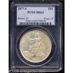 1877-S T$1 MS63 PCGS.