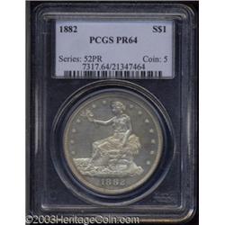 1882 T$1 PR64 PCGS.
