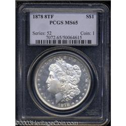 1878 8TF $1 MS65 PCGS.