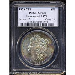 1878 7TF $1 Reverse of 1878 MS65 PCGS.