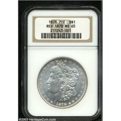 1878 7TF $1 Reverse of 1878 MS65 NGC.