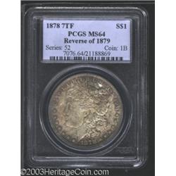 1878 7TF $1 Reverse of 1879 MS64 NGC.