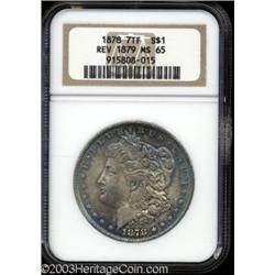 1878 7TF $1 Reverse of 1879 MS65 NGC.