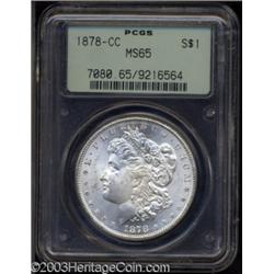 1878-CC $1 MS65 PCGS.