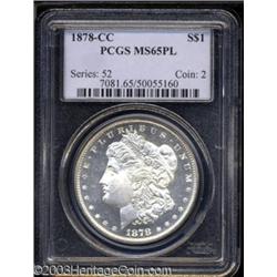 1878-CC $1 MS65 Prooflike PCGS.