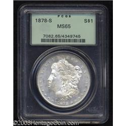 1878-S $1 MS65 PCGS.