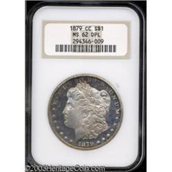 1879-CC $1 MS62 Deep Mirror Prooflike NGC.