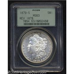 1879-S $1 Reverse of 1878 MS63 PCGS.