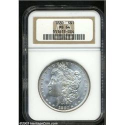 1880 $1 MS64 NGC.