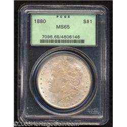 1880 $1 MS65 PCGS.