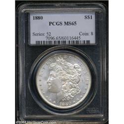 1880 $1 MS65 PCGS.