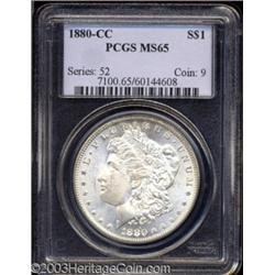 1880-CC $1 MS65 PCGS.