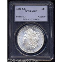 1880-CC $1 MS65 PCGS.