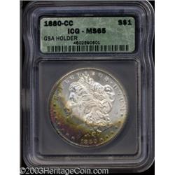 1880-CC $1 8 Over Low 7 MS65 ICG.
