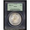 Image 1 : 1880-CC $1 8 Over Low 7 MS65 PCGS.