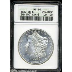 1880/79-CC $1 Reverse of 1878 MS64 ANACS.