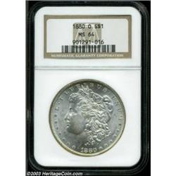 1880-O $1 MS64 NGC.
