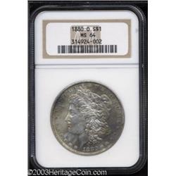 1880-O $1 MS64 NGC.