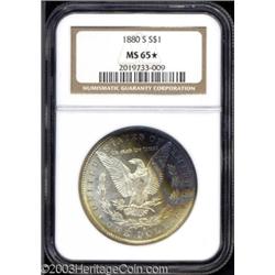 1880-S $1 MS65  NGC.