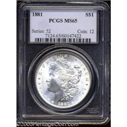 1881 $1 MS65 PCGS.