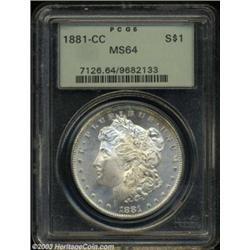 1881-CC $1 MS64 PCGS.