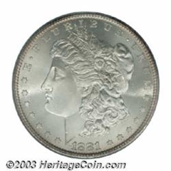 1881-S $1 MS68 PCGS.