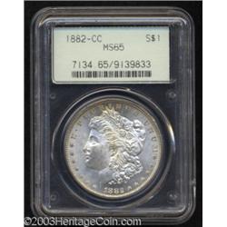1882-CC $1 MS65 PCGS.