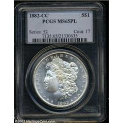 1882-CC $1 MS65 Prooflike PCGS.