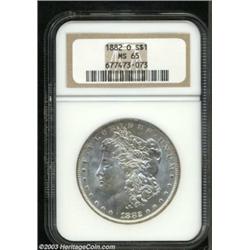 1882-O $1 MS65 NGC.