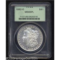 1882-O $1 MS65 Prooflike PCGS.