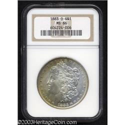 1883-O $1 MS66 NGC.