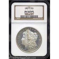 1883-O $1 MS65 Deep Mirror Prooflike NGC.