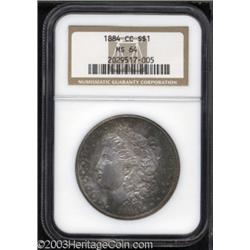 1884-CC $1 MS64 NGC.