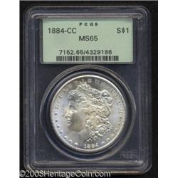 1884-CC $1 MS65 PCGS.
