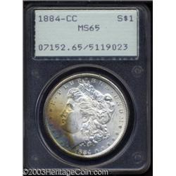 1884-CC $1 MS65 PCGS.