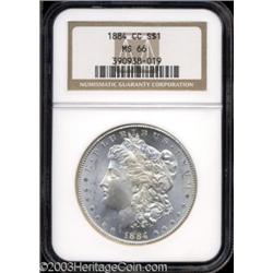 1884-CC $1 MS66 NGC.