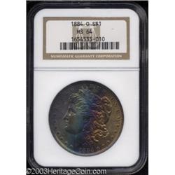 1884-O $1 MS64 NGC.