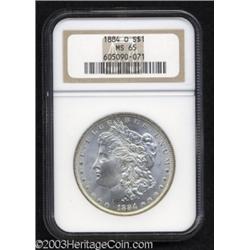1884-O $1 MS65 NGC.