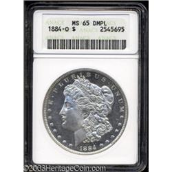 1884-O $1 MS65 Deep Mirror Prooflike ANACS.