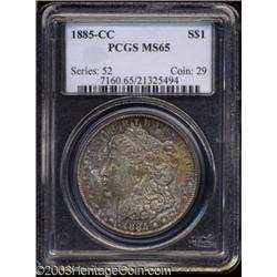 1885-CC $1 MS65 PCGS.