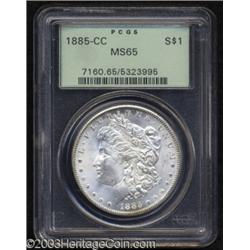 1885-CC $1 MS65 PCGS.