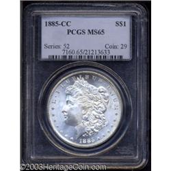 1885-CC $1 MS65 PCGS.