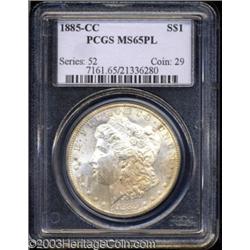 1885-CC $1 MS65 Prooflike PCGS.