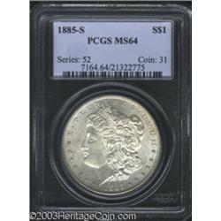 1885-S $1 MS64 PCGS.