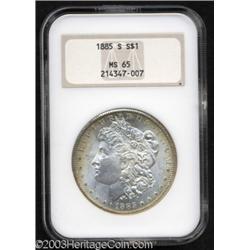 1885-S $1 MS65 NGC.