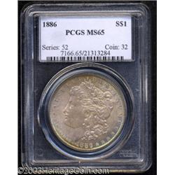 1886 $1 MS65 PCGS.