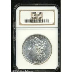 1886 $1 MS66 NGC.