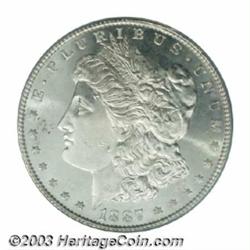 1887/6 $1 MS64 Deep Mirror Prooflike PCGS.